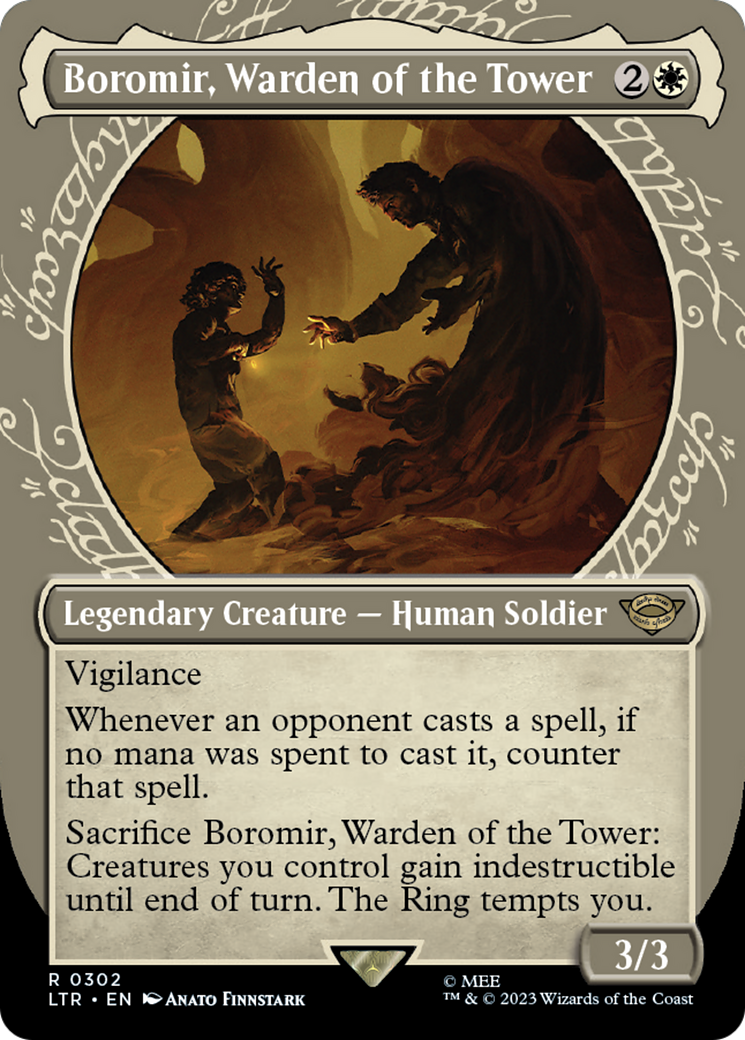 Boromir, Warden of the Tower (Showcase Ring Frame) [The Lord of the Rings: Tales of Middle-Earth] | Good Games North