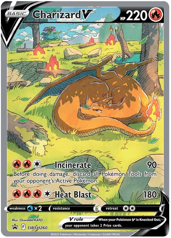 Charizard V (SWSH260) [Sword & Shield: Black Star Promos] | Good Games North