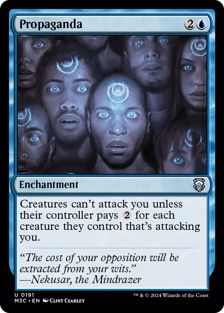 Propaganda (Ripple Foil) [Modern Horizons 3 Commander] | Good Games North
