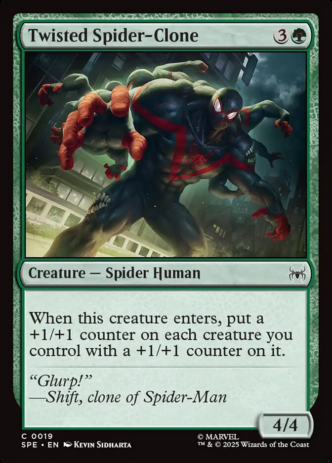 Twisted Spider-Clone 19/20 (Marvel's Spider-Man: Eternal-Legal)  - Foil | Good Games North