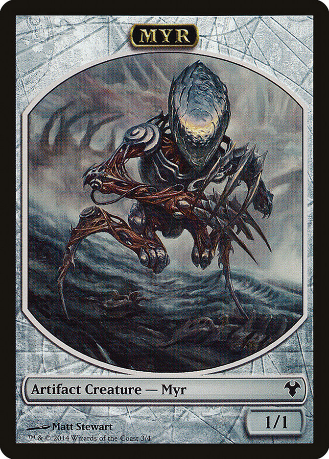 Myr // Spirit Double-Sided Token [Modern Event Deck 2014 Tokens] | Good Games North