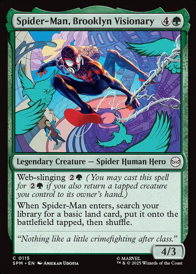 Spider-Man, Brooklyn Visionary 115 (Marvel's Spider-Man)  - Foil | Good Games North