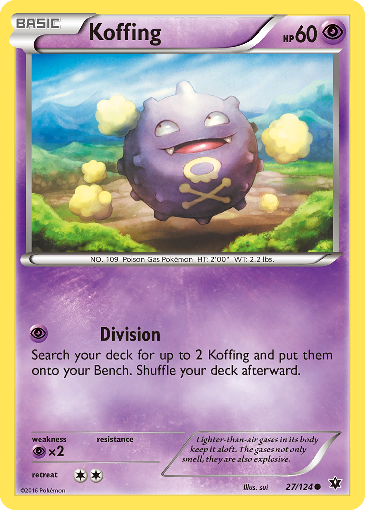 Koffing (27/124) [XY: Fates Collide] | Good Games North