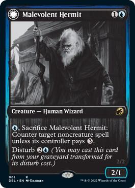 Malevolent Hermit 61 (Innistrad: Double Feature)  | Good Games North