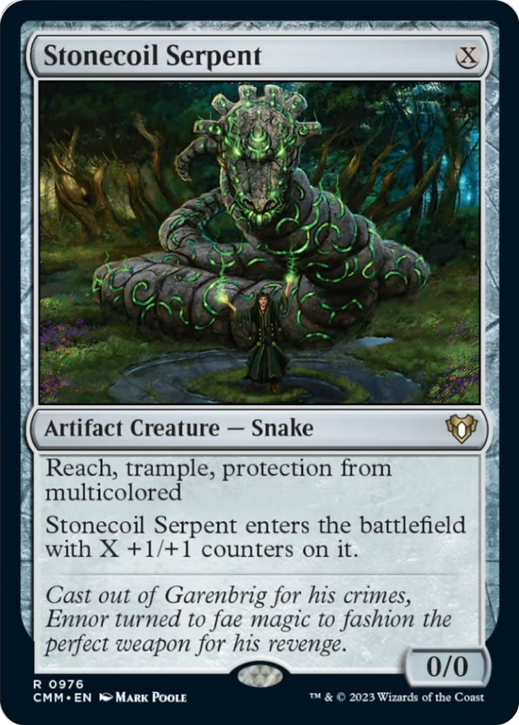 Stonecoil Serpent [Commander Masters] | Good Games North