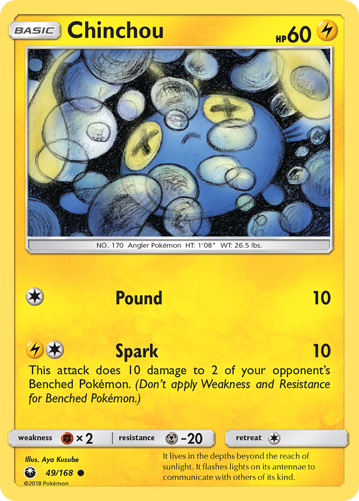 Chinchou (49/168) [Sun & Moon: Celestial Storm] | Good Games North