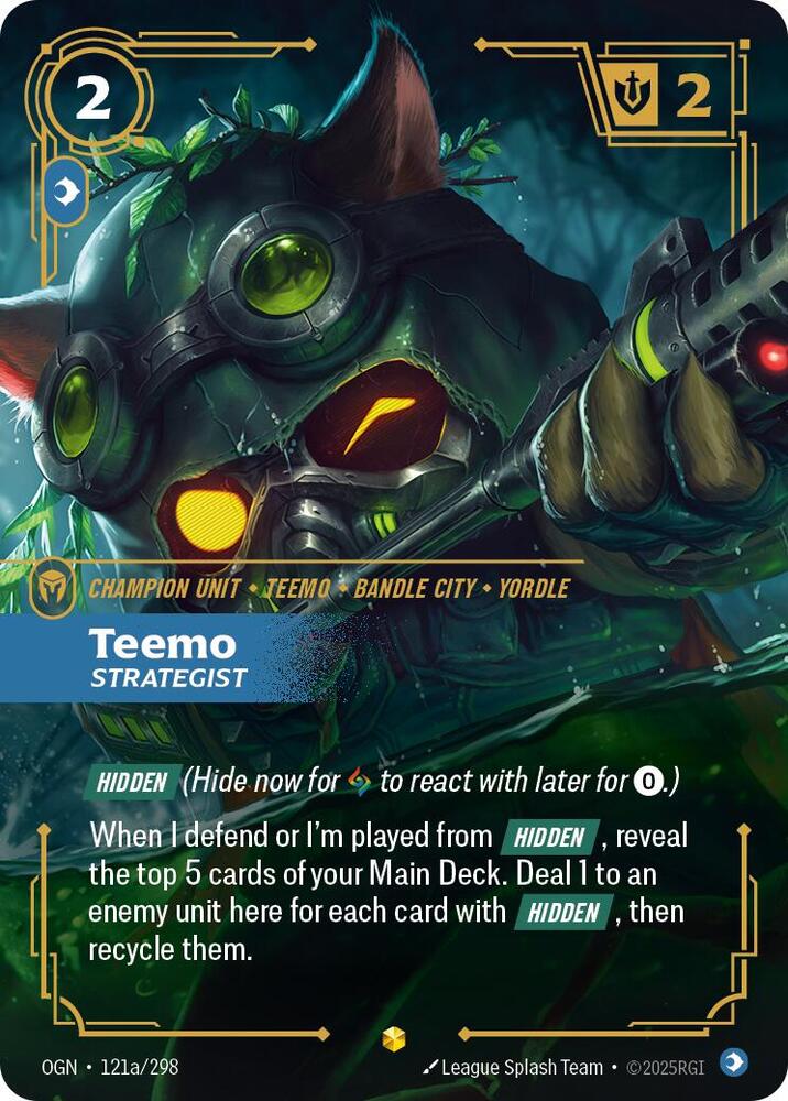 Teemo Strategist Alternate Art (Origins)  - Foil | Good Games North