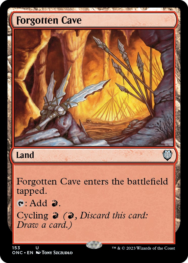 Forgotten Cave [Phyrexia: All Will Be One Commander] | Good Games North