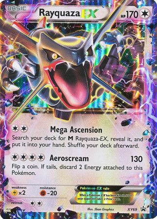 Rayquaza EX (XY69) (Jumbo Card) [XY: Black Star Promos] | Good Games North