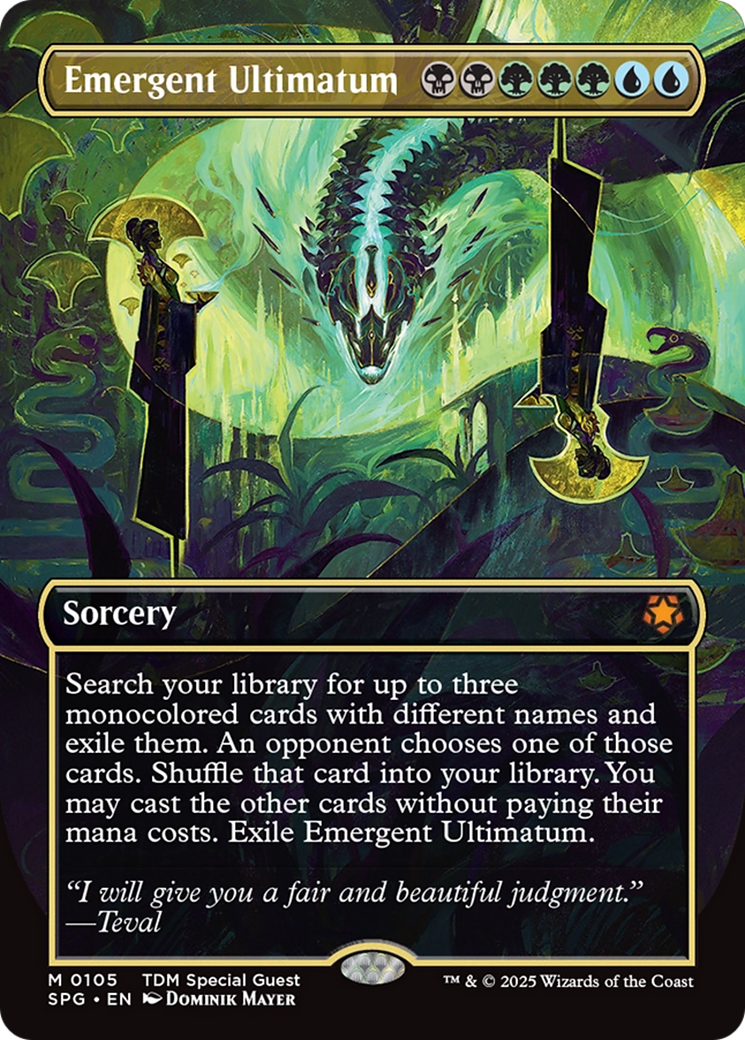 Emergent Ultimatum (Borderless) [Tarkir: Dragonstorm Special Guests] | Good Games North