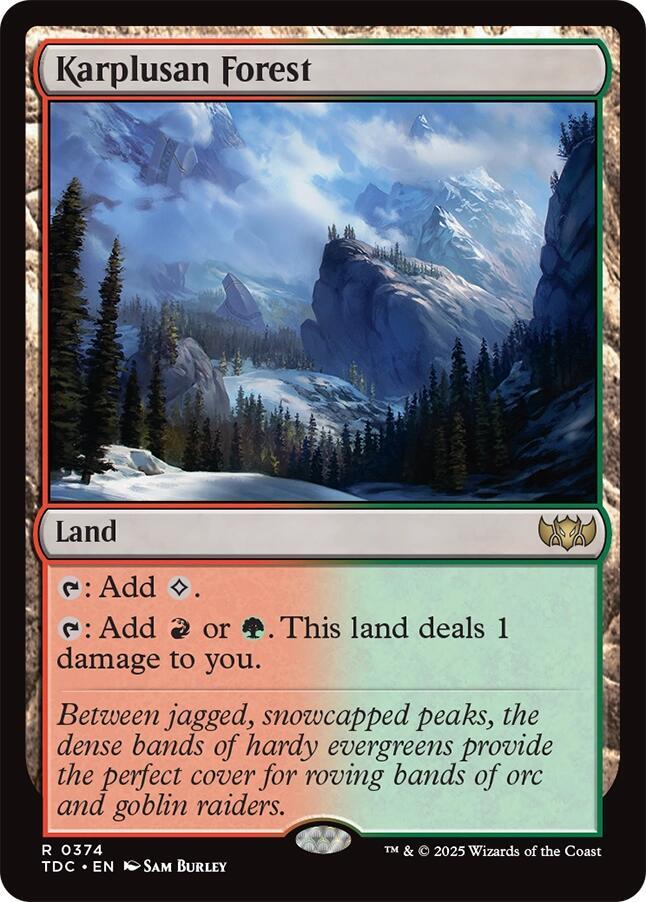 Karplusan Forest (Commander: Tarkir: Dragonstorm)  | Good Games North