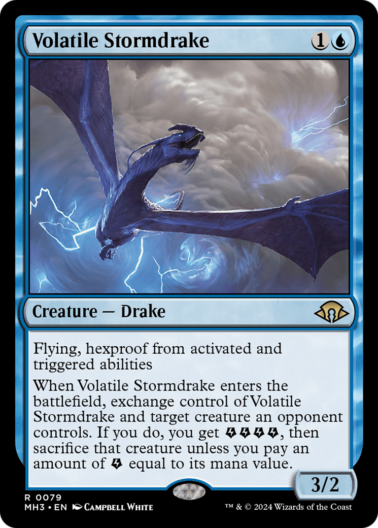 Volatile Stormdrake [Modern Horizons 3] | Good Games North