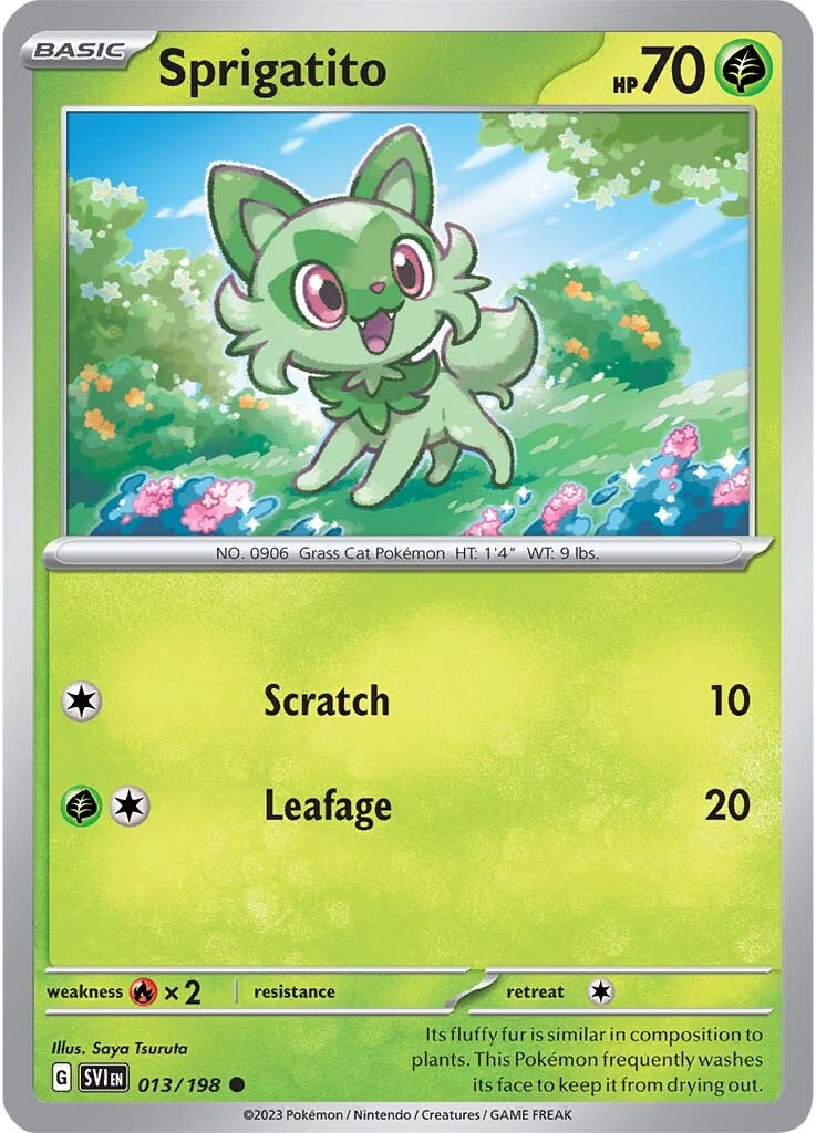 Sprigatito (013/198) [Scarlet & Violet: Base Set] | Good Games North