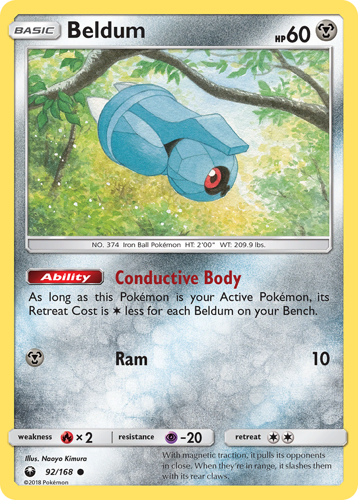 Beldum (92/168) [Sun & Moon: Celestial Storm] | Good Games North