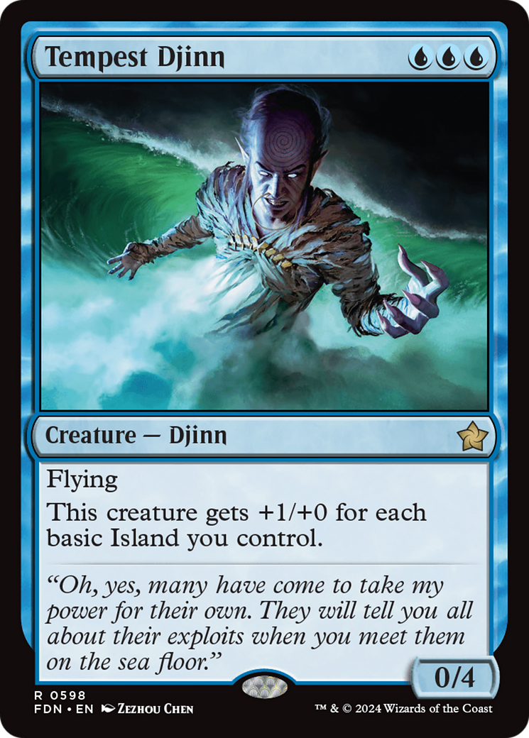 Tempest Djinn [Foundations] | Good Games North