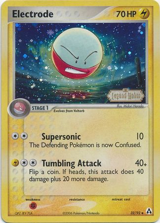 Electrode (32/92) (Stamped) [EX: Legend Maker] | Good Games North