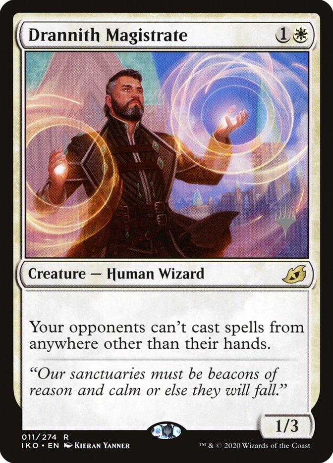 Drannith Magistrate (Promo Pack) [Ikoria: Lair of Behemoths Promos] | Good Games North