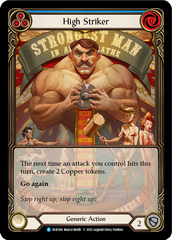 High Striker (Blue) [EVR166] (Everfest)  1st Edition Extended Art Rainbow Foil | Good Games North