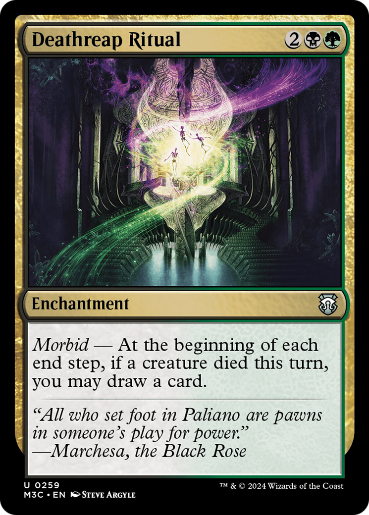 Deathreap Ritual (Ripple Foil) [Modern Horizons 3 Commander] | Good Games North