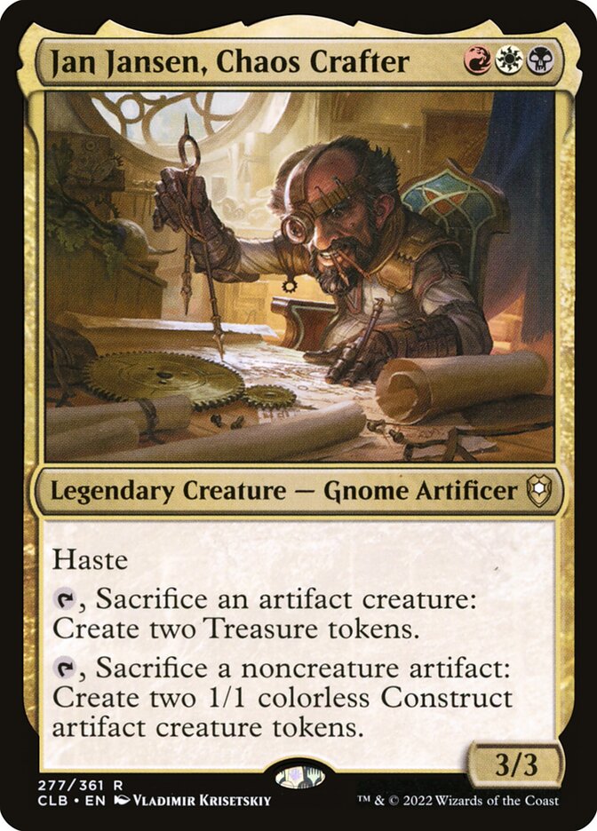 Jan Jansen, Chaos Crafter (Commander Legends: Battle for Baldur's Gate)  | Good Games North