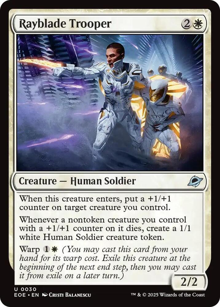 Rayblade Trooper (Edge of Eternities)  - Foil | Good Games North