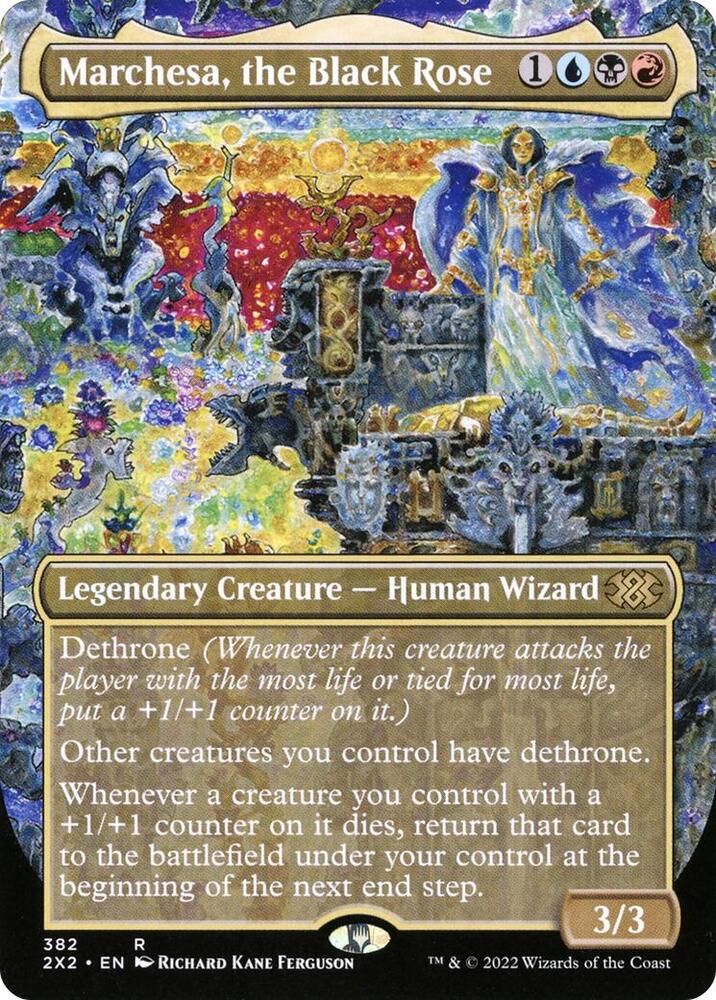 Marchesa the Black Rose Borderless 382 (Double Masters 2022)  | Good Games North