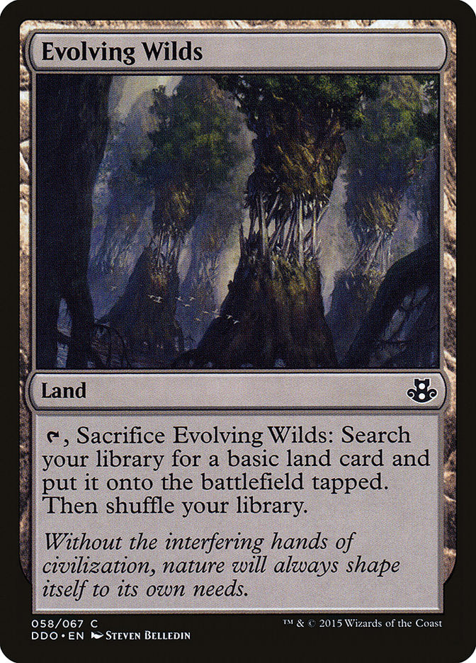 Evolving Wilds [Duel Decks: Elspeth vs. Kiora] | Good Games North