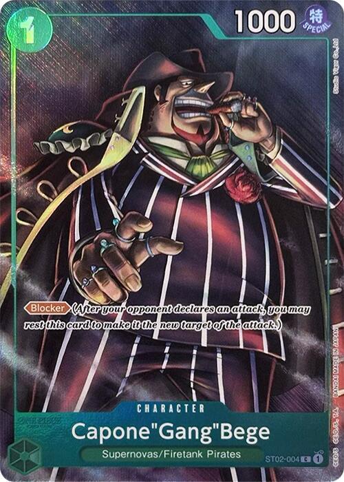 Capone"Gang"Bege (PCC Vol.2) ST02-004 (One Piece Promotion Cards)  - Foil | Good Games North
