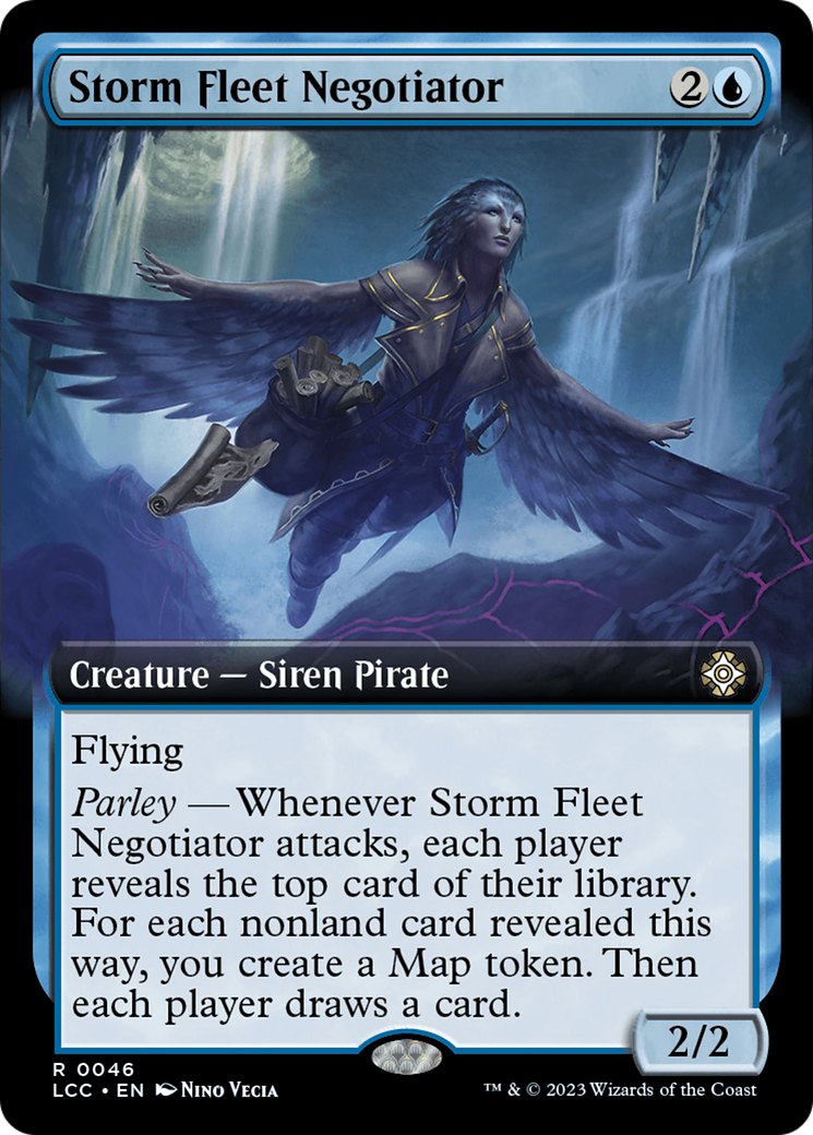 Storm Fleet Negotiator (Extended Art) [The Lost Caverns of Ixalan Commander] | Good Games North