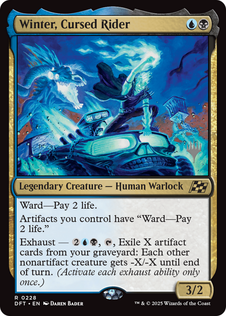 Winter, Cursed Rider (Promo Pack) [Aetherdrift Promos] | Good Games North