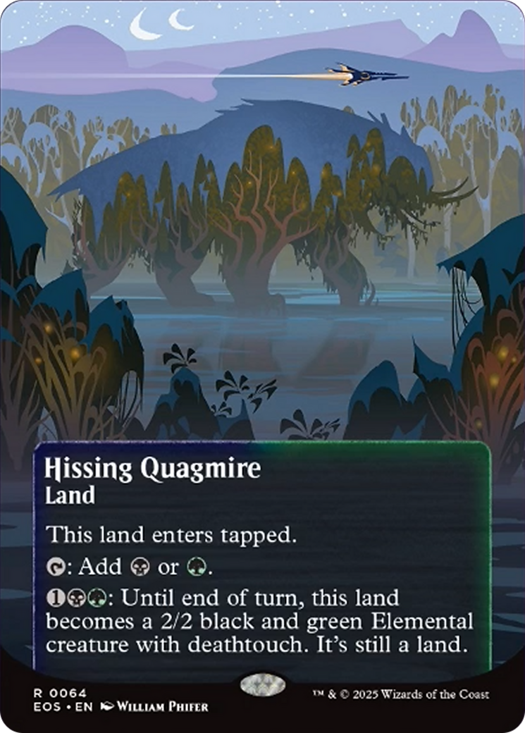Hissing Quagmire (0064) (Borderless) [Edge of Eternities: Stellar Sights] | Good Games North