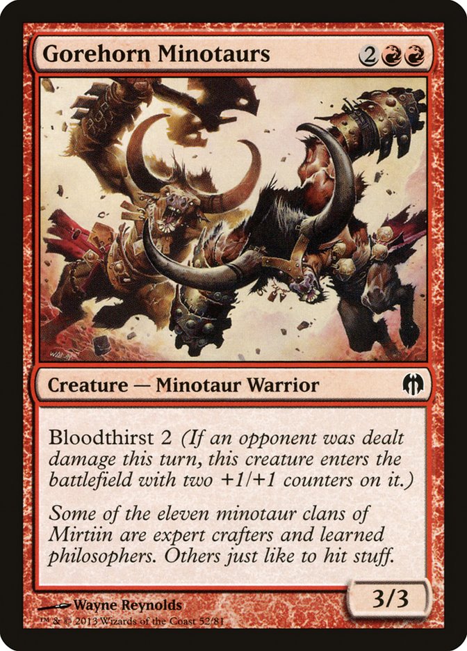 Gorehorn Minotaurs [Duel Decks: Heroes vs. Monsters] | Good Games North