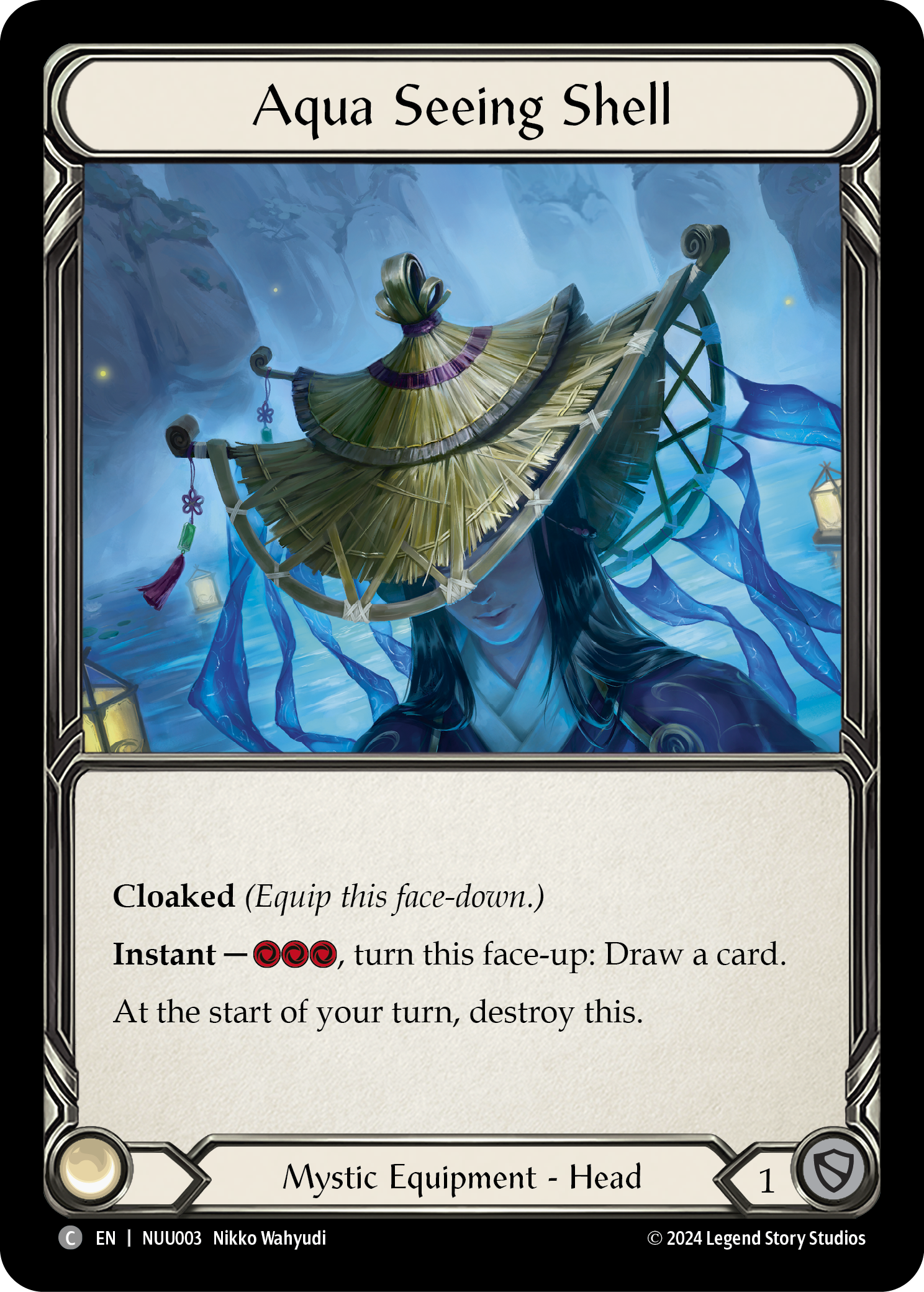 Aqua Seeing Shell [NUU003] (Part the Mistveil Nuu Blitz Deck) | Good Games North