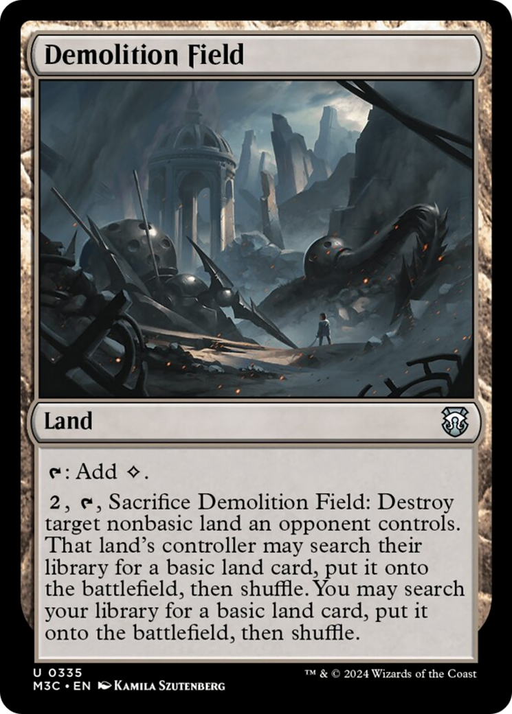 Demolition Field (Ripple Foil) [Modern Horizons 3 Commander] | Good Games North