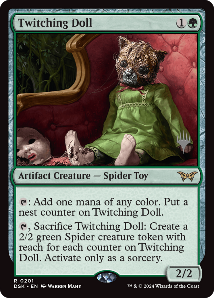 Twitching Doll (Promo Pack) [Duskmourn: House of Horror Promos] | Good Games North