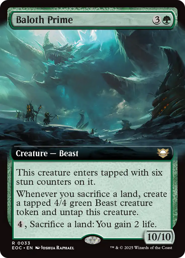 Baloth Prime (Extended Art) [Edge of Eternities Commander] | Good Games North