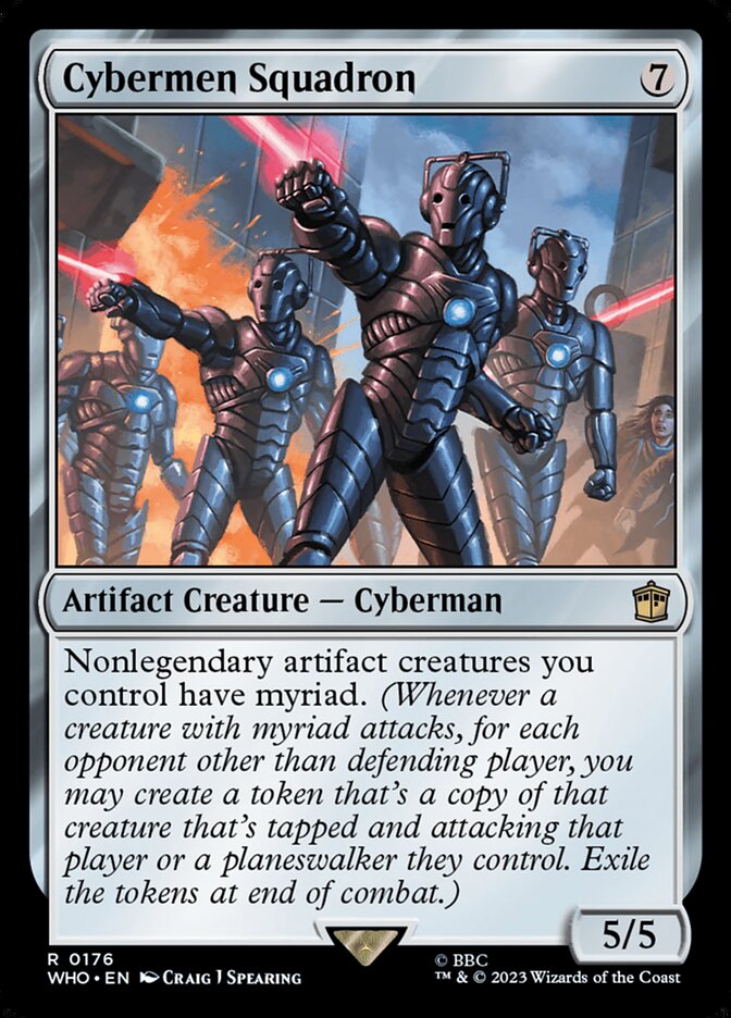 Cybermen Squadron 176/331 (Universes Beyond: Doctor Who)  | Good Games North