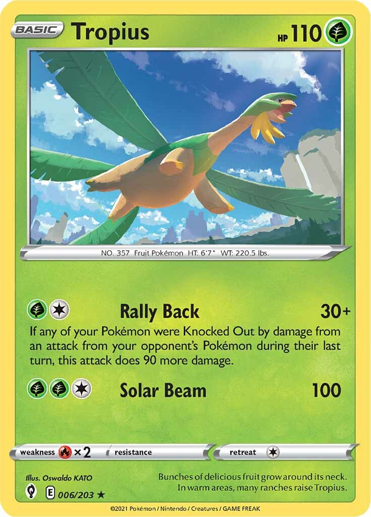 Tropius (006/203) [Sword & Shield: Evolving Skies] | Good Games North