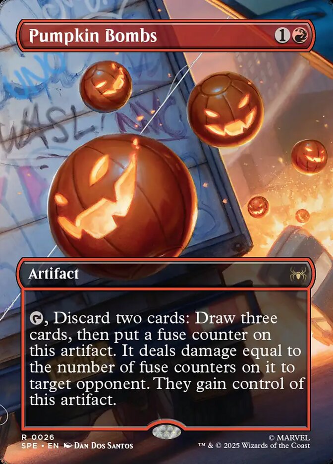 Pumpkin Bombs 26 (Marvel's Spider-Man: Eternal-Legal)  - Borderless Foil | Good Games North