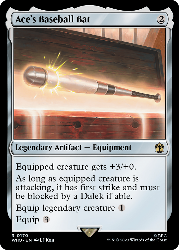 Ace's Baseball Bat [Doctor Who] | Good Games North