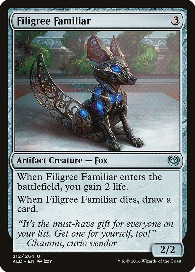 Filigree Familiar [Kaladesh] | Good Games North