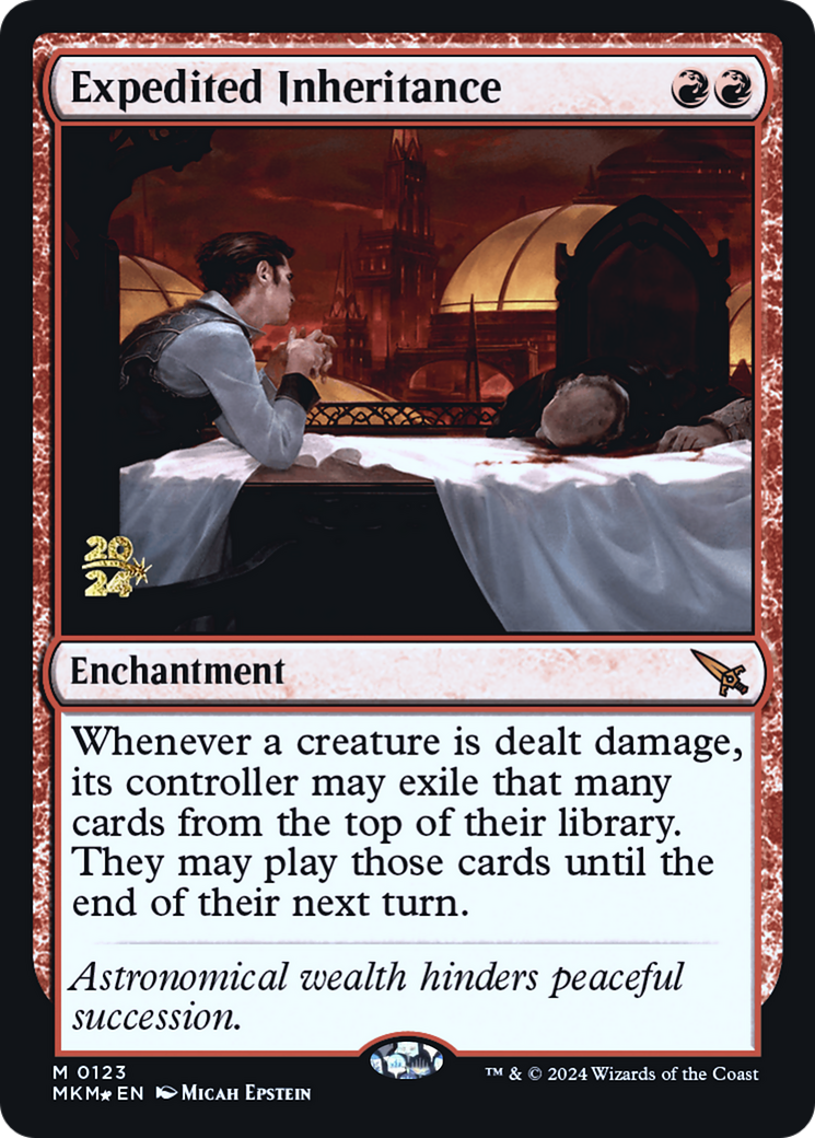 Expedited Inheritance [Murders at Karlov Manor Prerelease Promos] | Good Games North