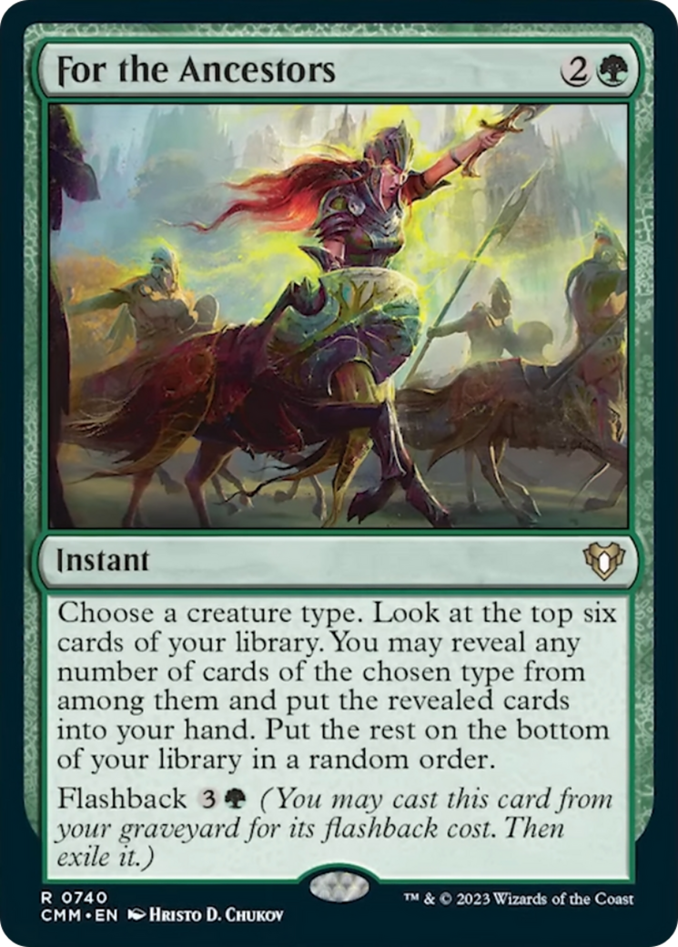 For the Ancestors [Commander Masters] | Good Games North