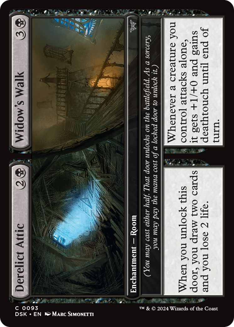 Derelict Attic // Widow's Walk [Duskmourn: House of Horror] | Good Games North