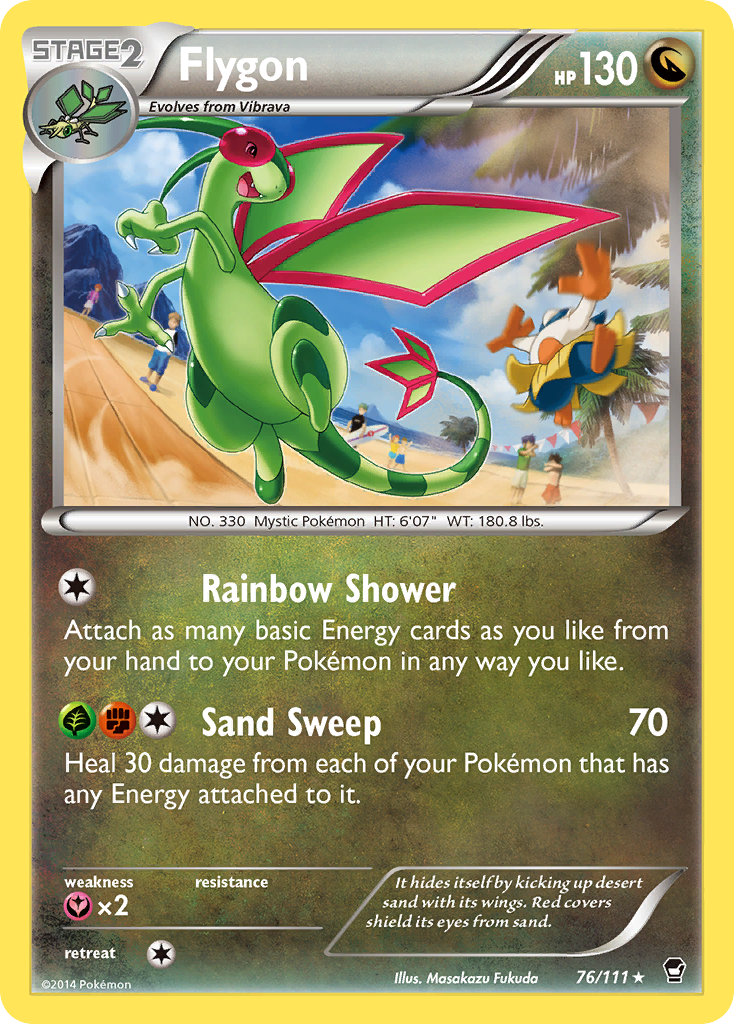 Flygon (76/111) [XY: Furious Fists] | Good Games North