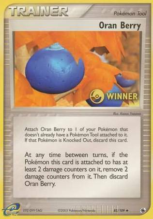 Oran Berry (85/109) (Winner) [EX: Ruby & Sapphire] | Good Games North