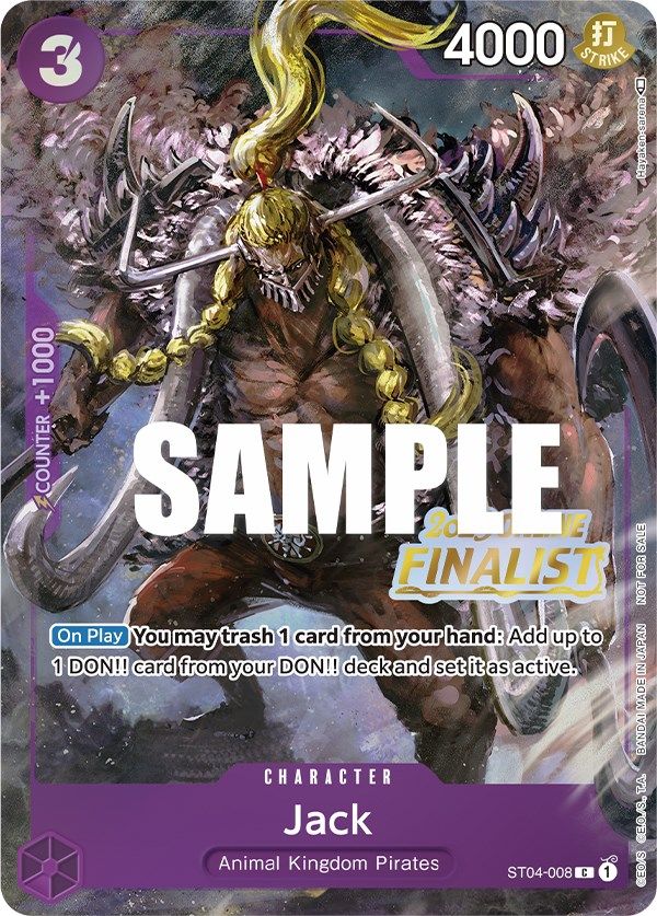 Jack (Online Regional 2023) [Finalist] [One Piece Promotion Cards] | Good Games North