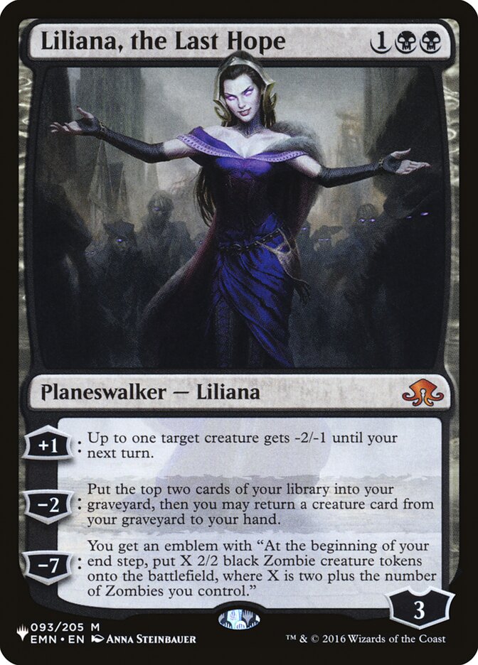 Liliana, the Last Hope [The List] | Good Games North