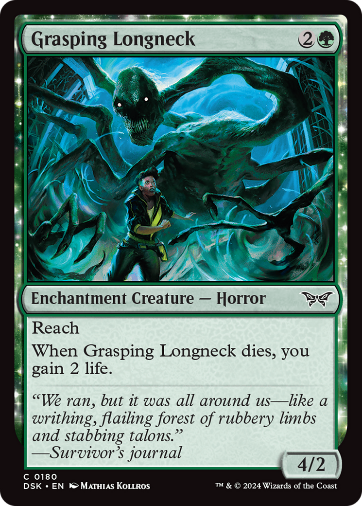 Grasping Longneck [Duskmourn: House of Horror] | Good Games North
