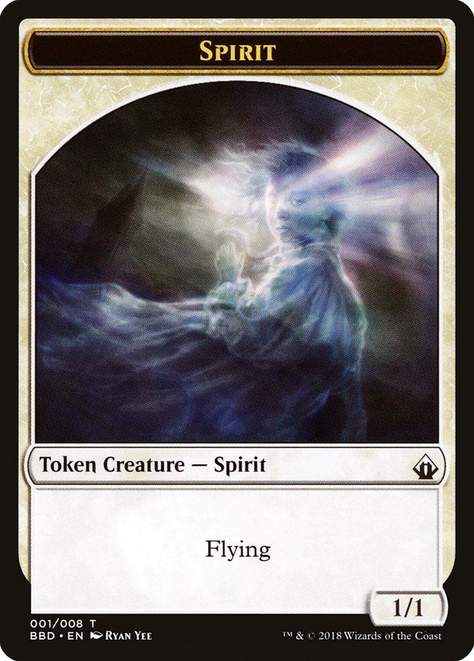 Spirit Token [Battlebond Tokens] | Good Games North